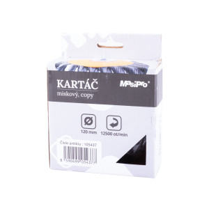 Kartáč miskový copy 120mm/M14 vlnitý